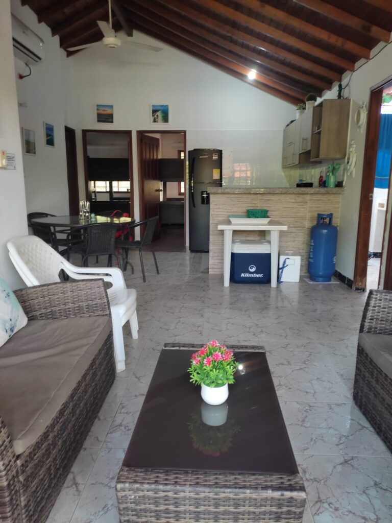 Interior cabaña Coveñas